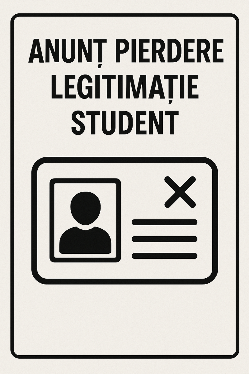 anunt-pierdere-legitimatie-student