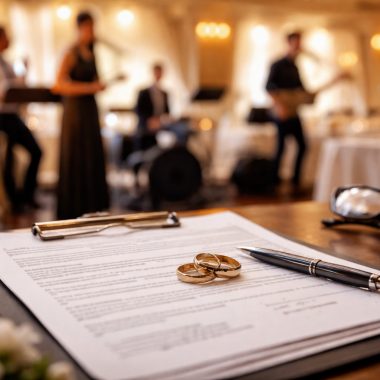 Taxele ascunse din contractul cu formația pentru nuntă